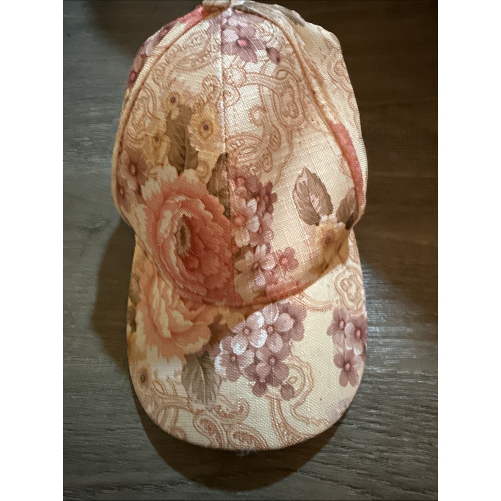 Melrose And Market Floral Baseball Cap Hat Women's Adjustable